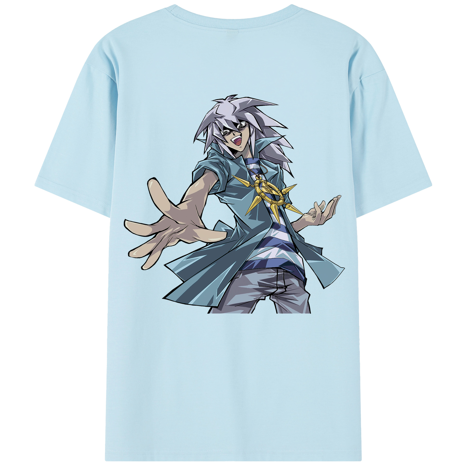 （画像用） 遊☆戯☆王 Yu-Gi-Oh! 綿100％半袖Tシャツ（背面プリント）